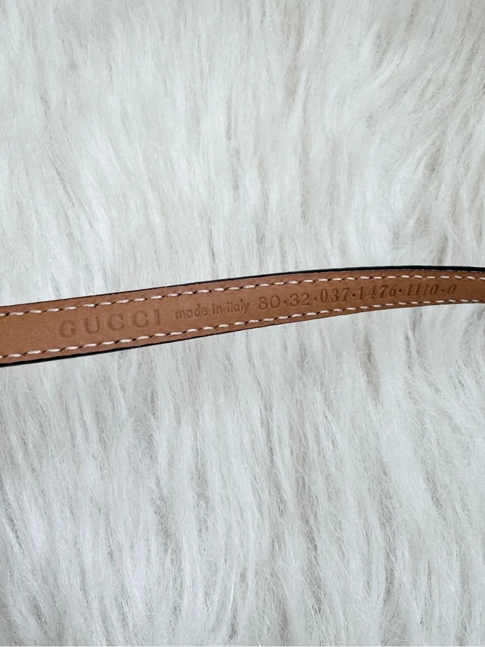 Gucci Tom Ford black leather skinny belt with gold horsebit buckle